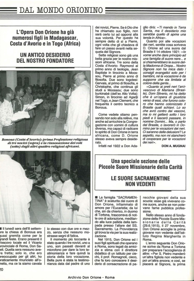 Don Orione, 82, 01, 01-01-1987, pagina 18
