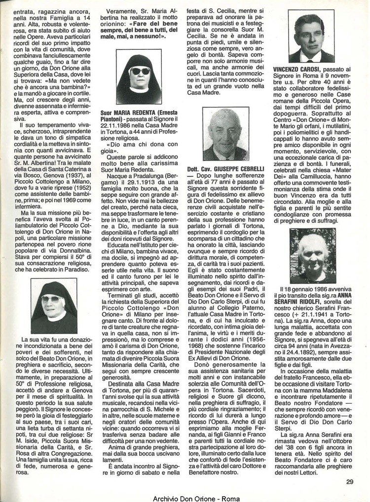 Don Orione, 82, 01, 01-01-1987, pagina 27