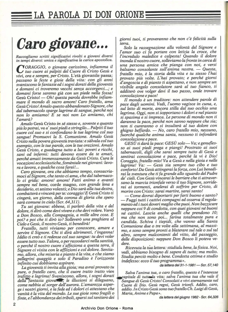 Don Orione, 82, 02, 01-02-1987, pagina 2