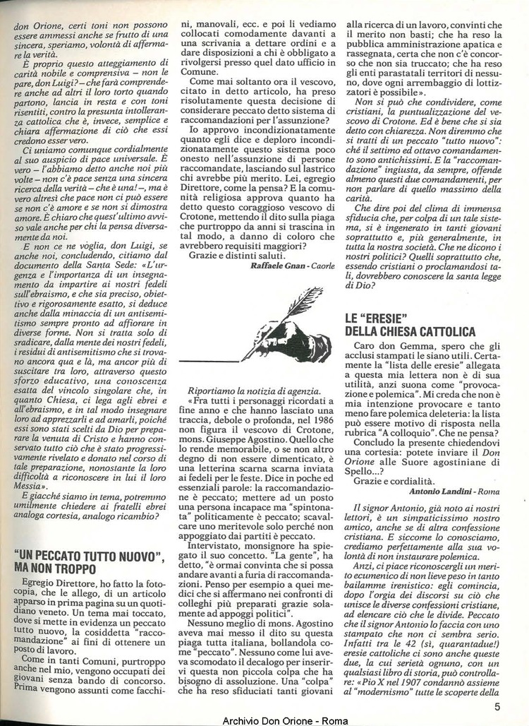 Don Orione, 82, 03, 01-03-1987, pagina 5