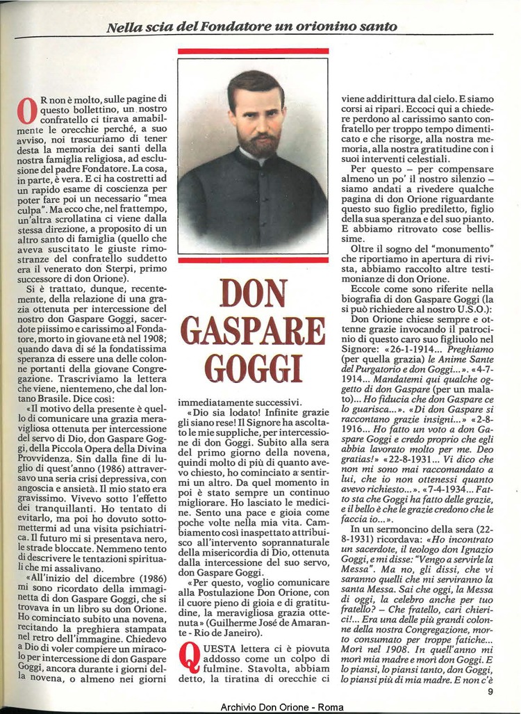 Don Orione, 82, 03, 01-03-1987, pagina 9