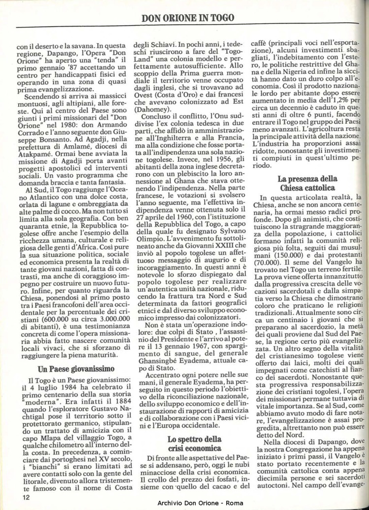 Don Orione, 82, 03, 01-03-1987, pagina 12