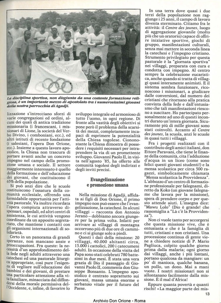 Don Orione, 82, 03, 01-03-1987, pagina 13