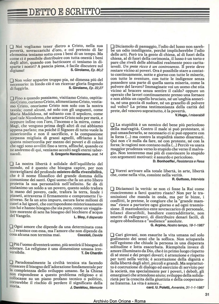 Don Orione, 82, 03, 01-03-1987, pagina 31