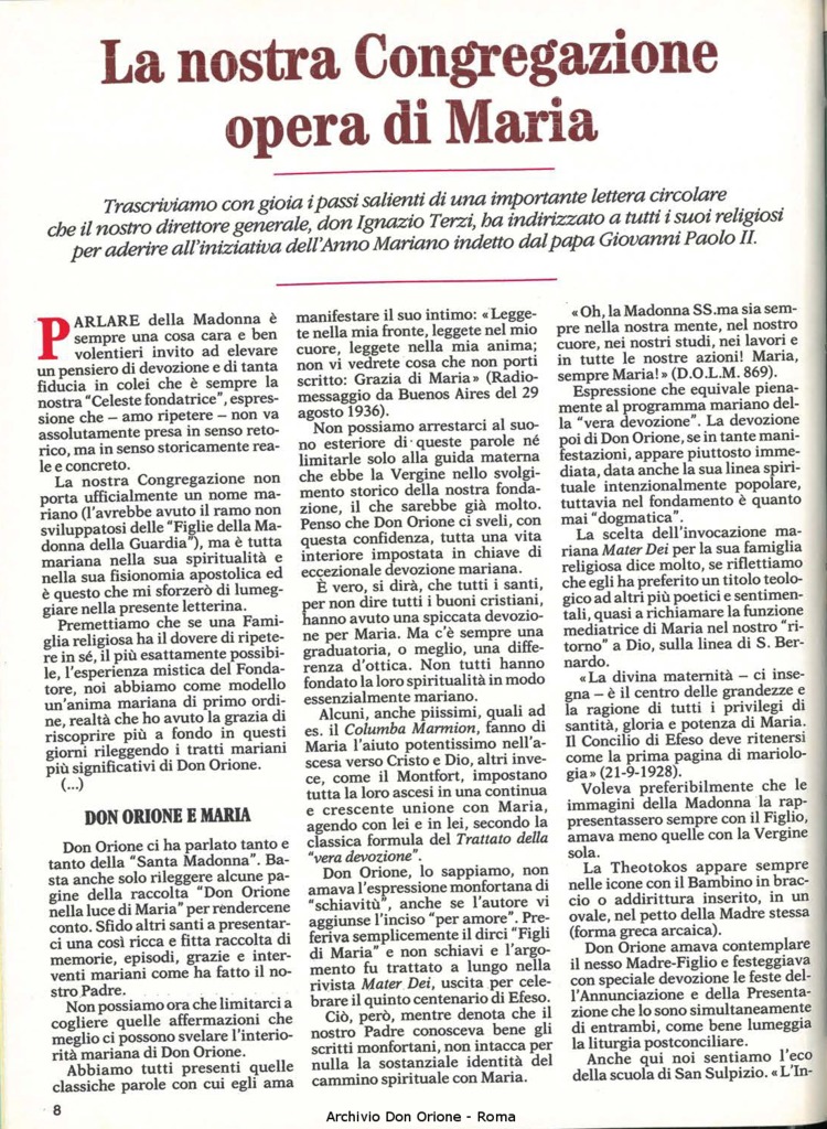 Don Orione, 82, 05, 01-05-1987, pagina 8