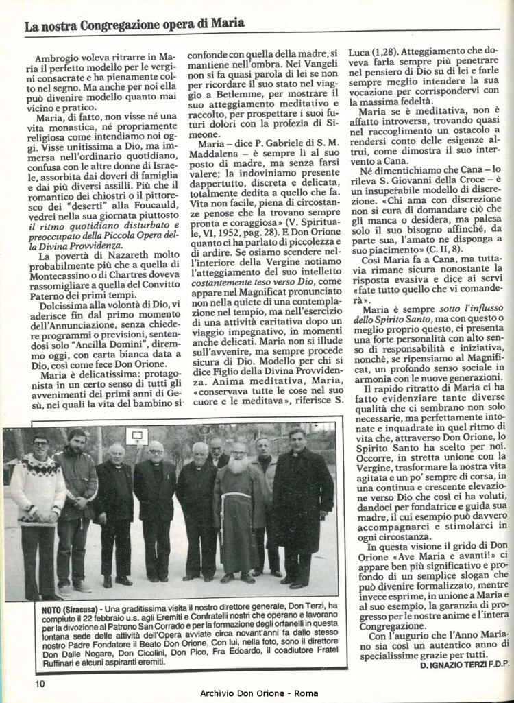 Don Orione, 82, 05, 01-05-1987, pagina 10