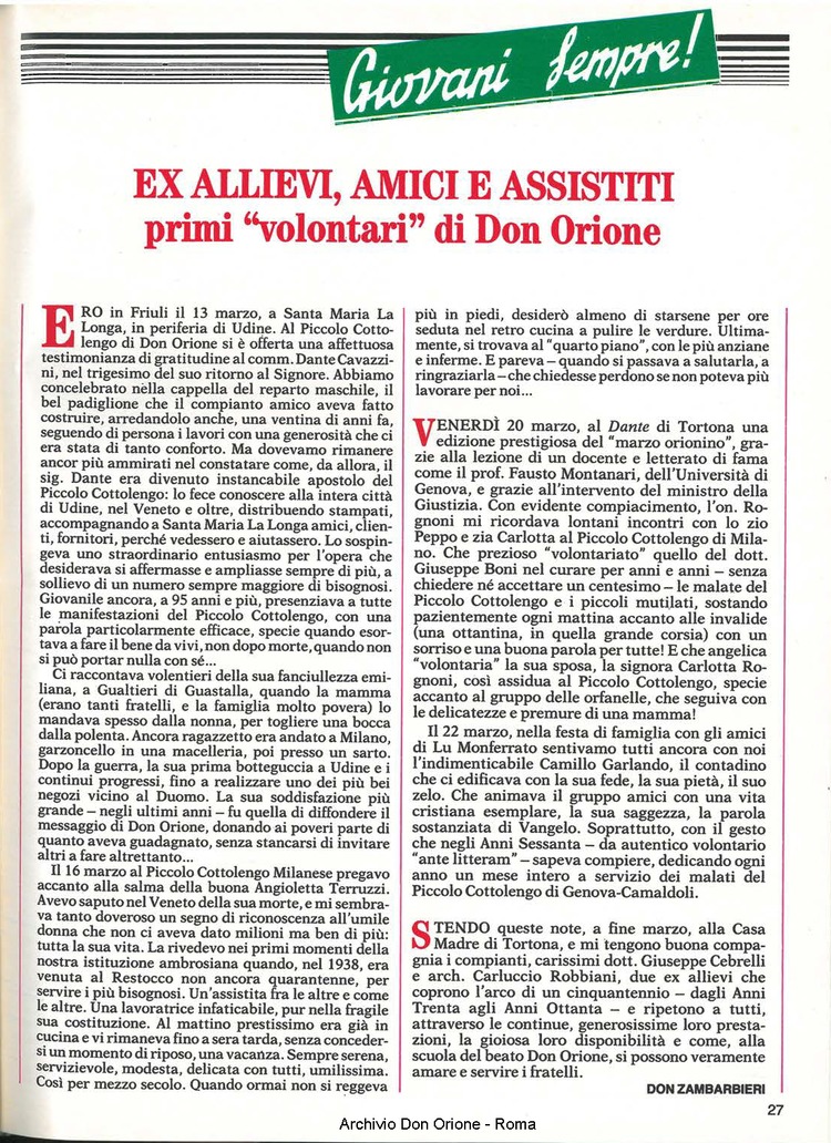 Don Orione, 82, 05, 01-05-1987, pagina 27