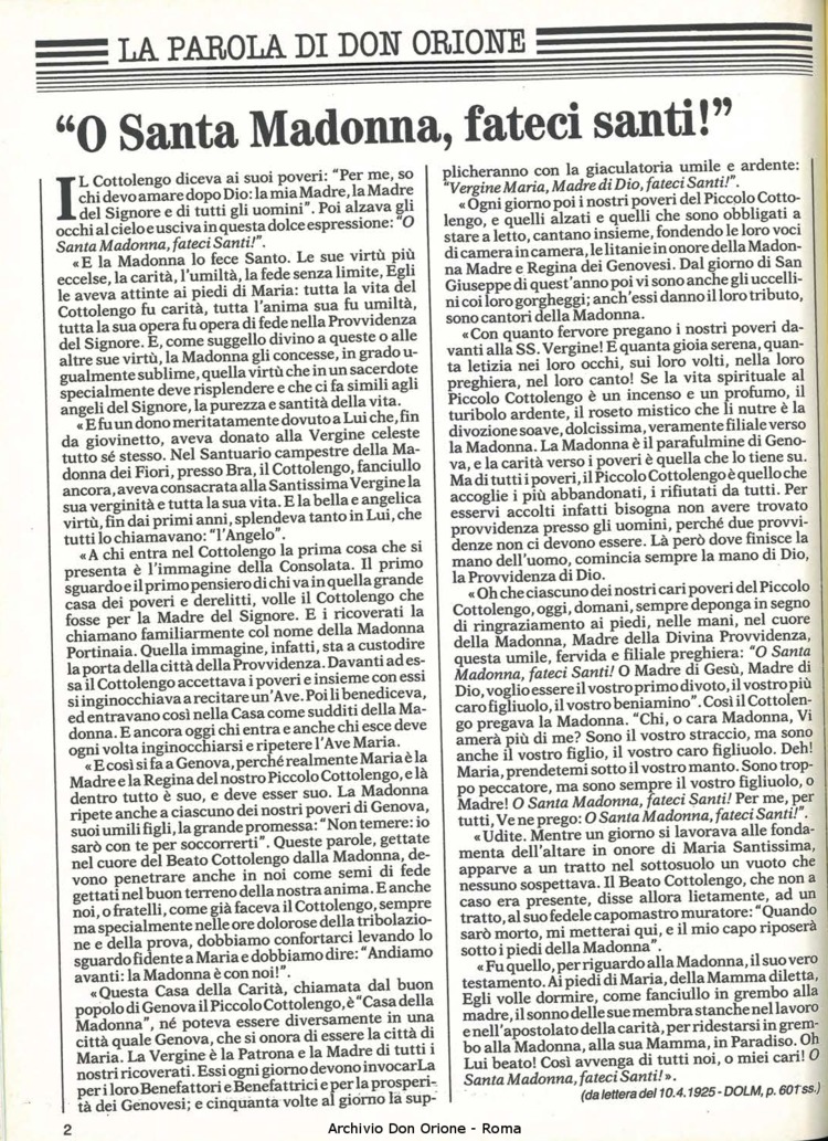 Don Orione, 82, 07, 01-09-1987, pagina 2