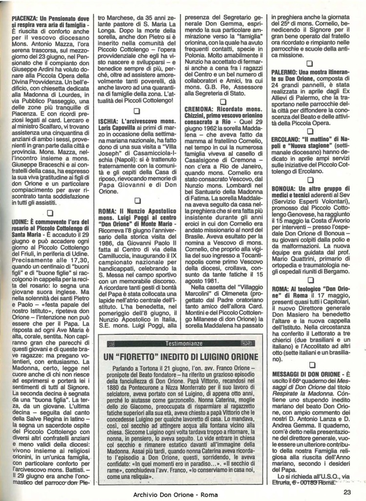Don Orione, 82, 07, 01-09-1987, pagina 23