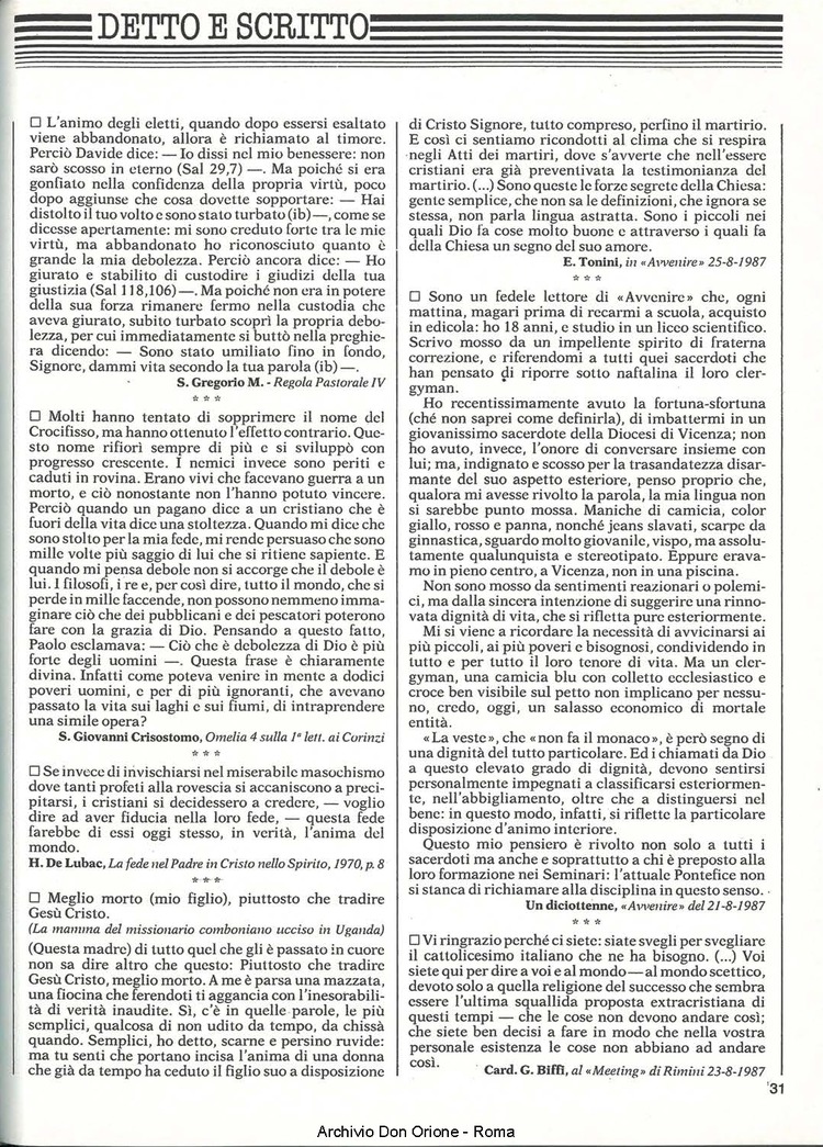 Don Orione, 82, 08, 01-10-1987, pagina 31