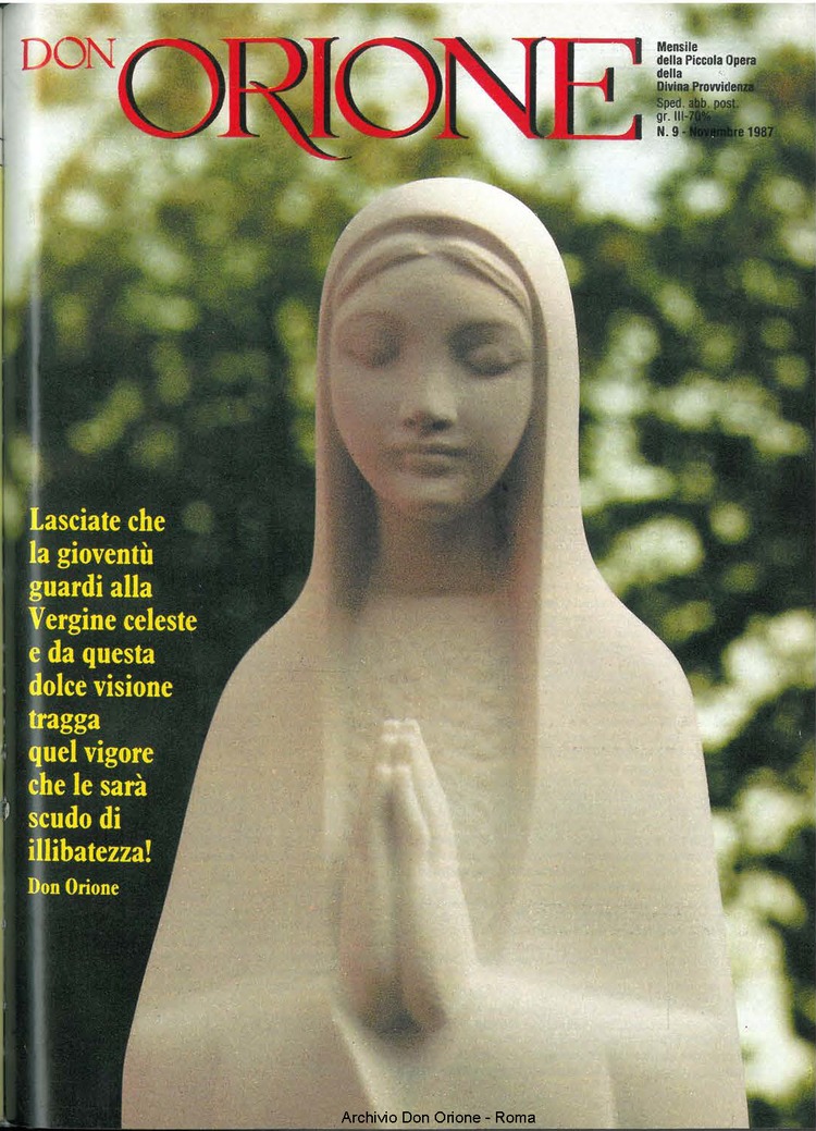 Don Orione, 82, 09, 01-11-1987, pagina 1