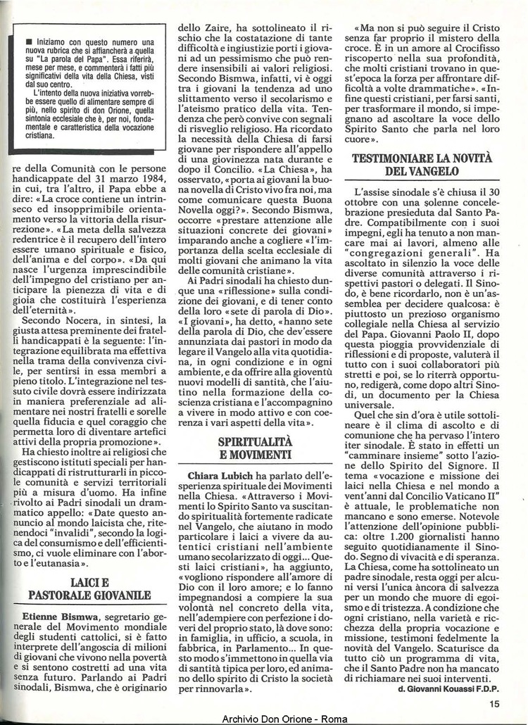 Don Orione, 82, 09, 01-11-1987, pagina 15