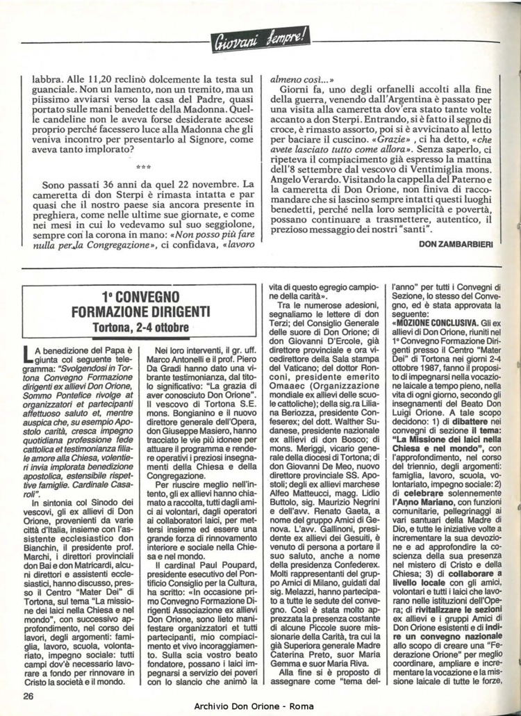 Don Orione, 82, 09, 01-11-1987, pagina 26