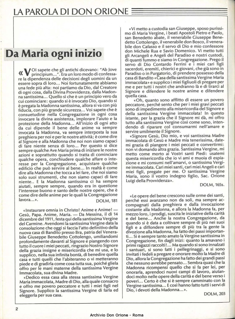 Don Orione, 82, 10, 01-12-1987, pagina 2