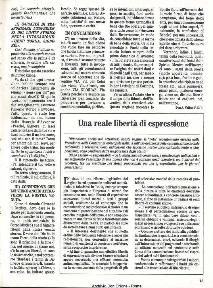 Don Orione, 83, 01, 01-01-1988, pagina 15