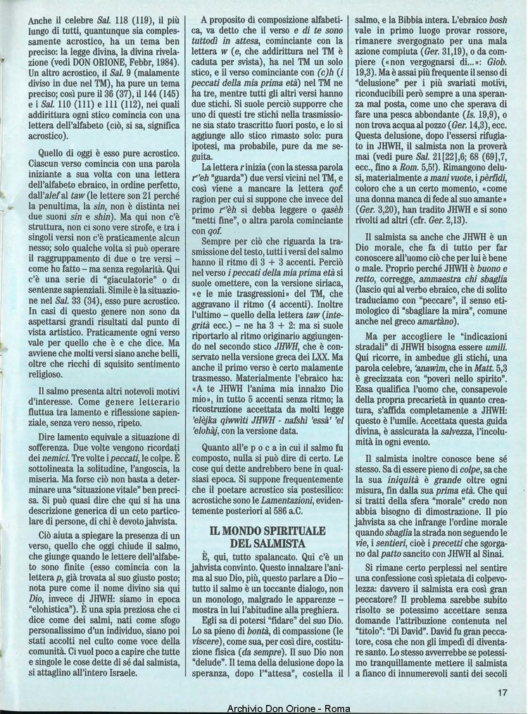 Don Orione, 83, 01, 01-01-1988, pagina 17