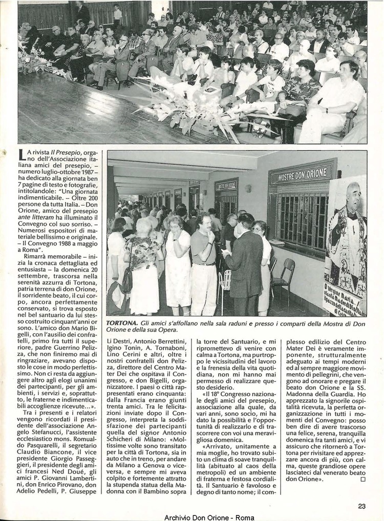 Don Orione, 83, 01, 01-01-1988, pagina 23