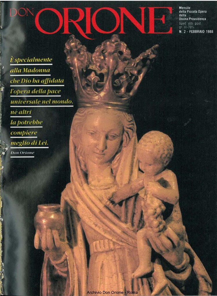 Don Orione, 83, 02, 01-02-1988, pagina 1