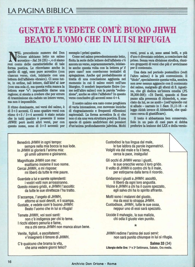 Don Orione, 83, 02, 01-02-1988, pagina 16