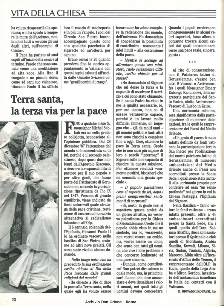 Don Orione, 83, 02, 01-02-1988, pagina 20