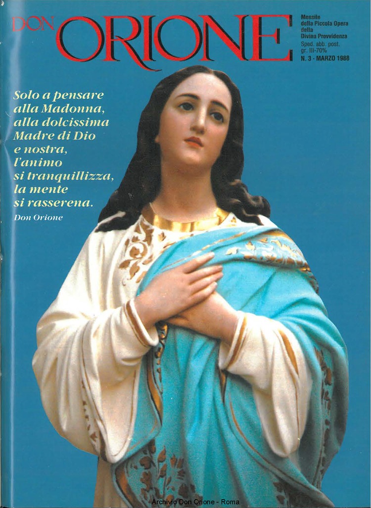 Don Orione, 83, 03, 01-03-1988, pagina 1