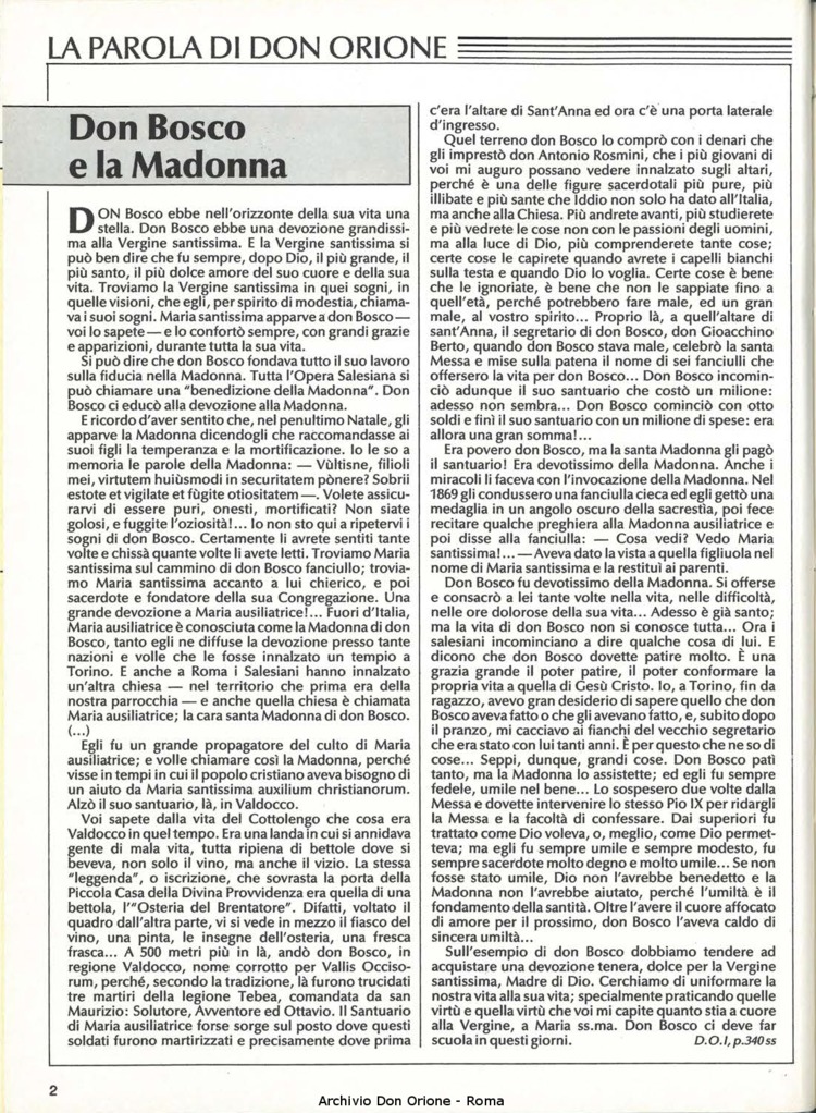 Don Orione, 83, 03, 01-03-1988, pagina 2