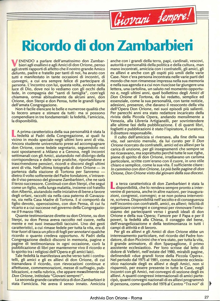 Don Orione, 83, 03, 01-03-1988, pagina 27