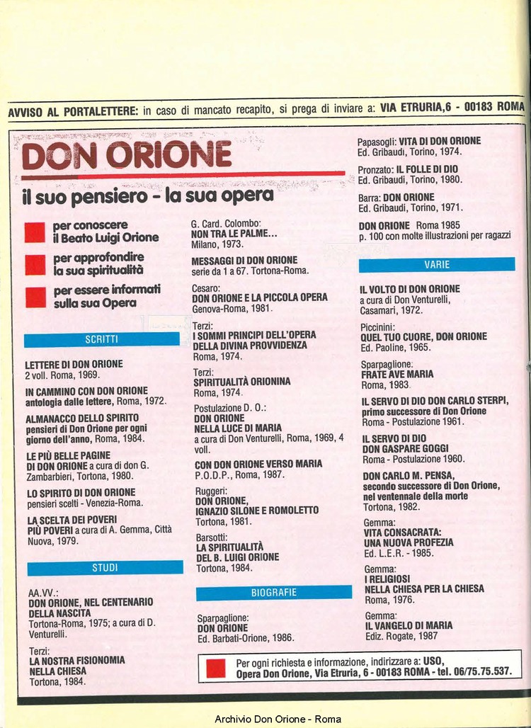 Don Orione, 83, 03, 01-03-1988, pagina 32