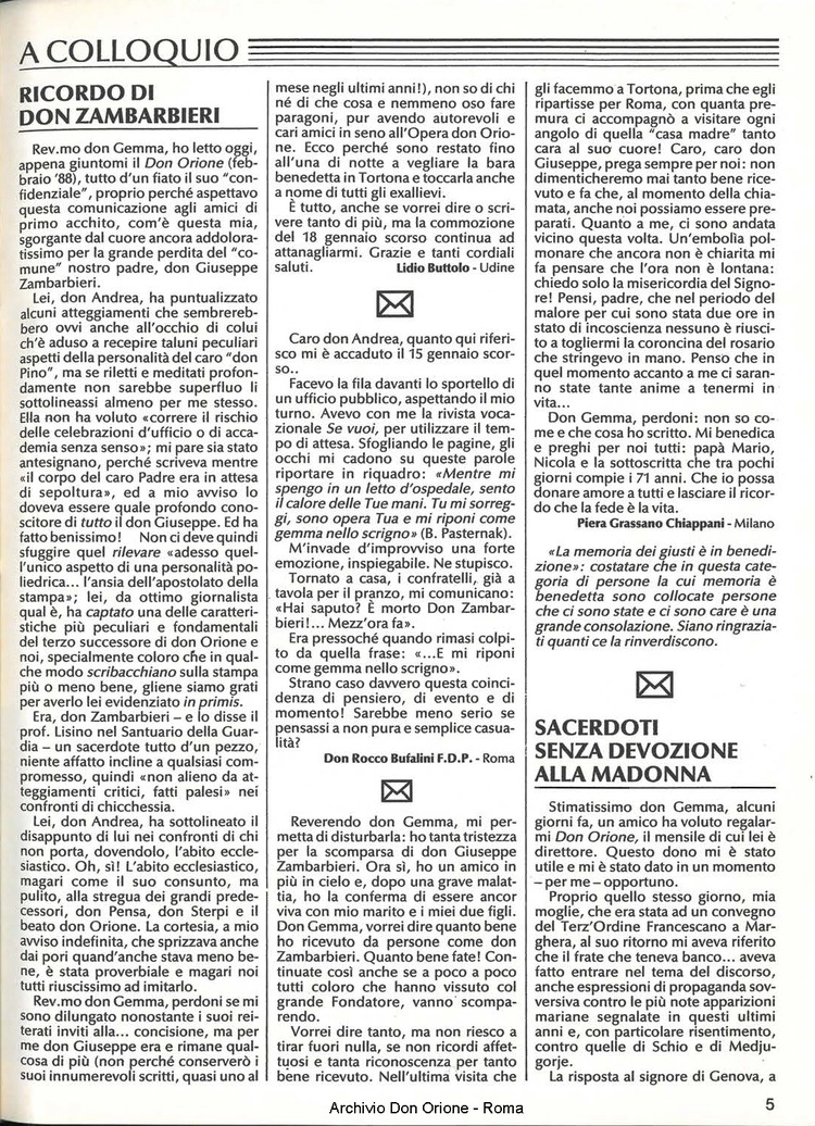 Don Orione, 83, 04, 01-04-1988, pagina 5