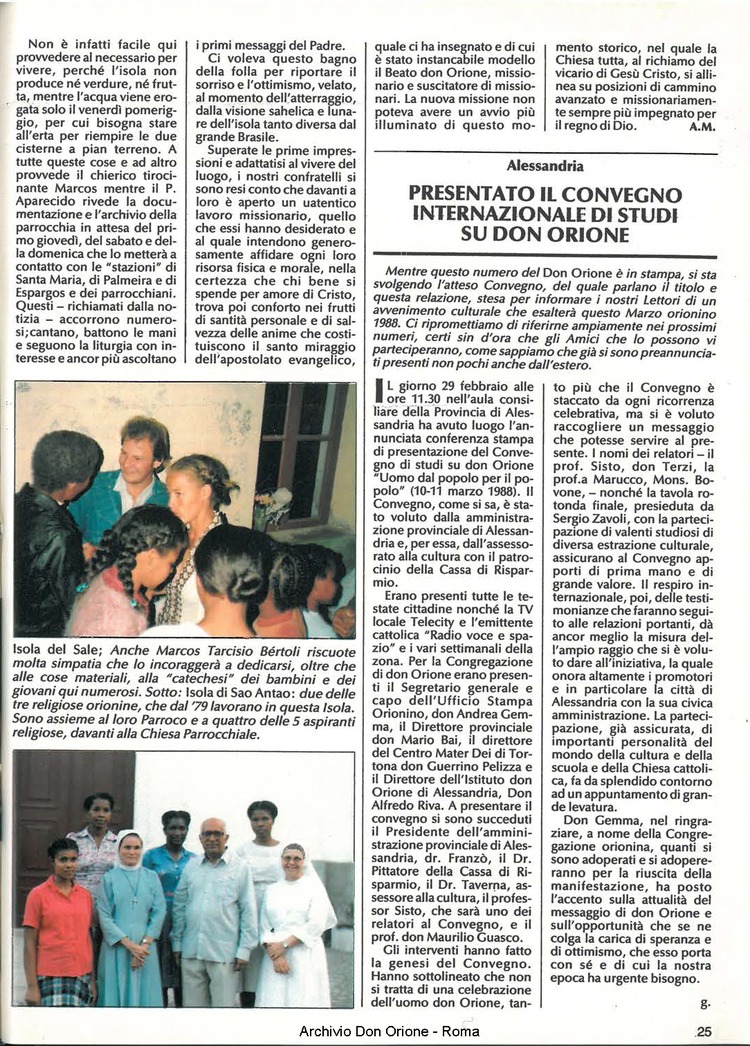 Don Orione, 83, 04, 01-04-1988, pagina 25