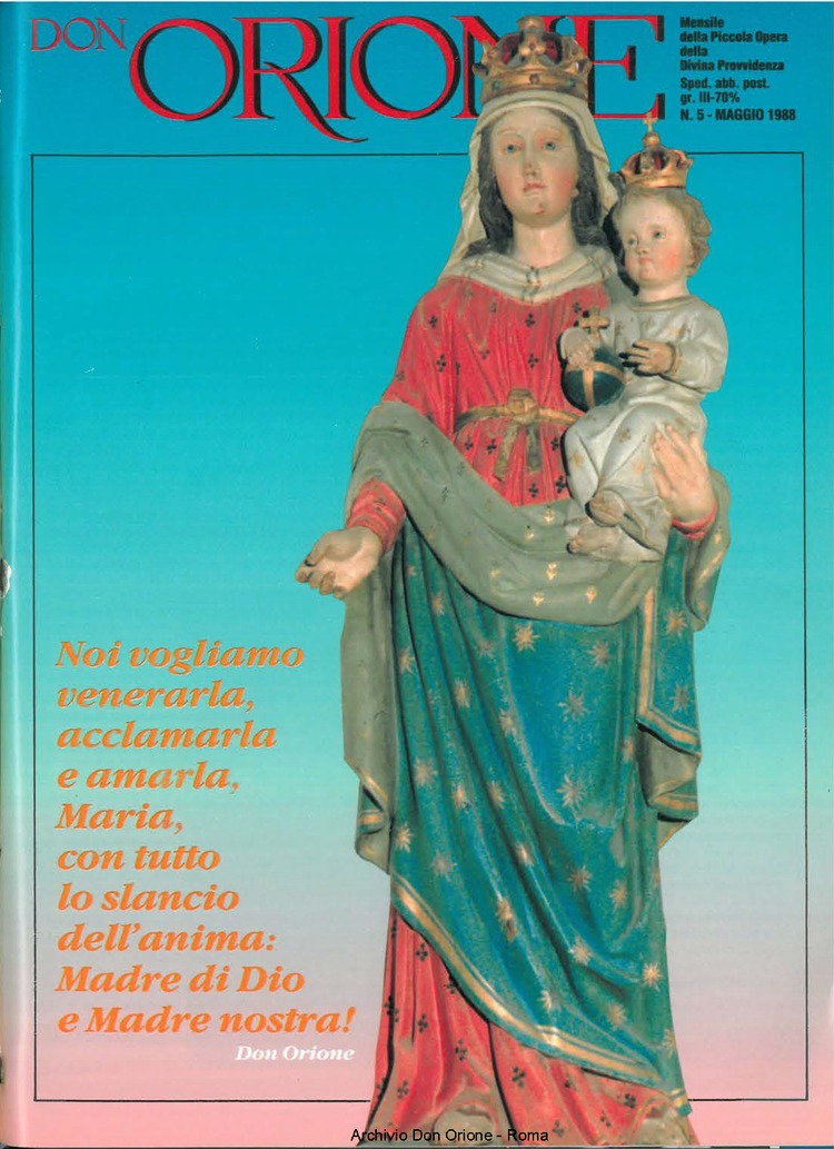 Don Orione, 83, 05, 01-05-1988, pagina 1