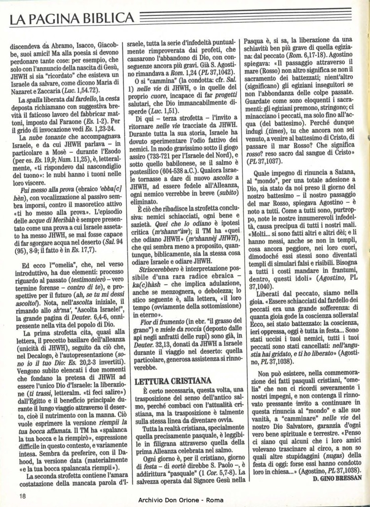 Don Orione, 83, 05, 01-05-1988, pagina 18