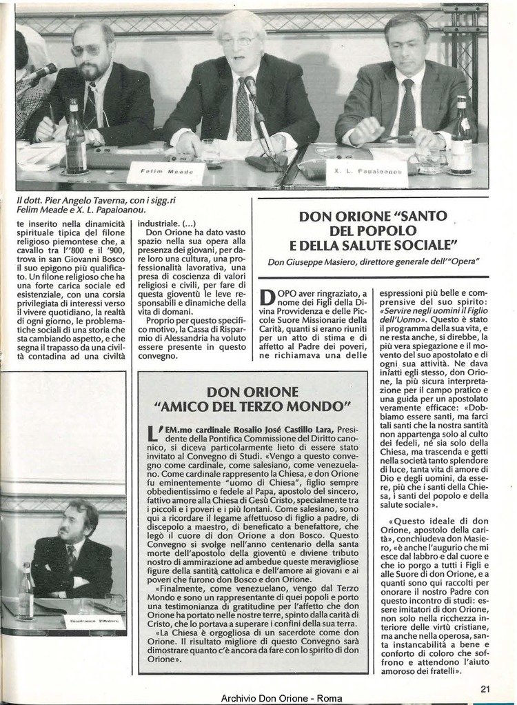 Don Orione, 83, 05, 01-05-1988, pagina 21
