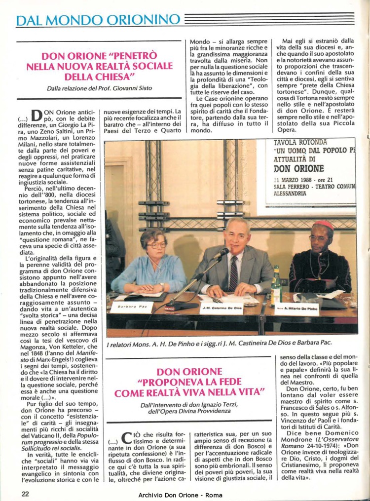 Don Orione, 83, 05, 01-05-1988, pagina 22