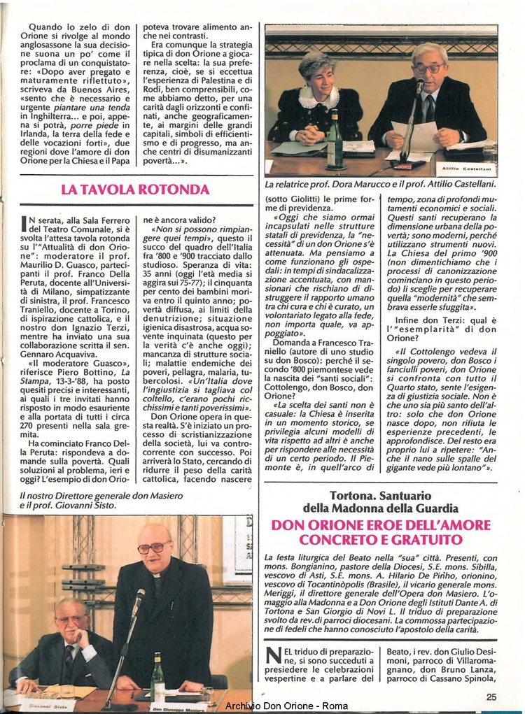 Don Orione, 83, 05, 01-05-1988, pagina 25
