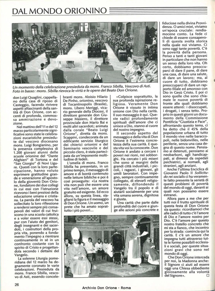 Don Orione, 83, 05, 01-05-1988, pagina 26