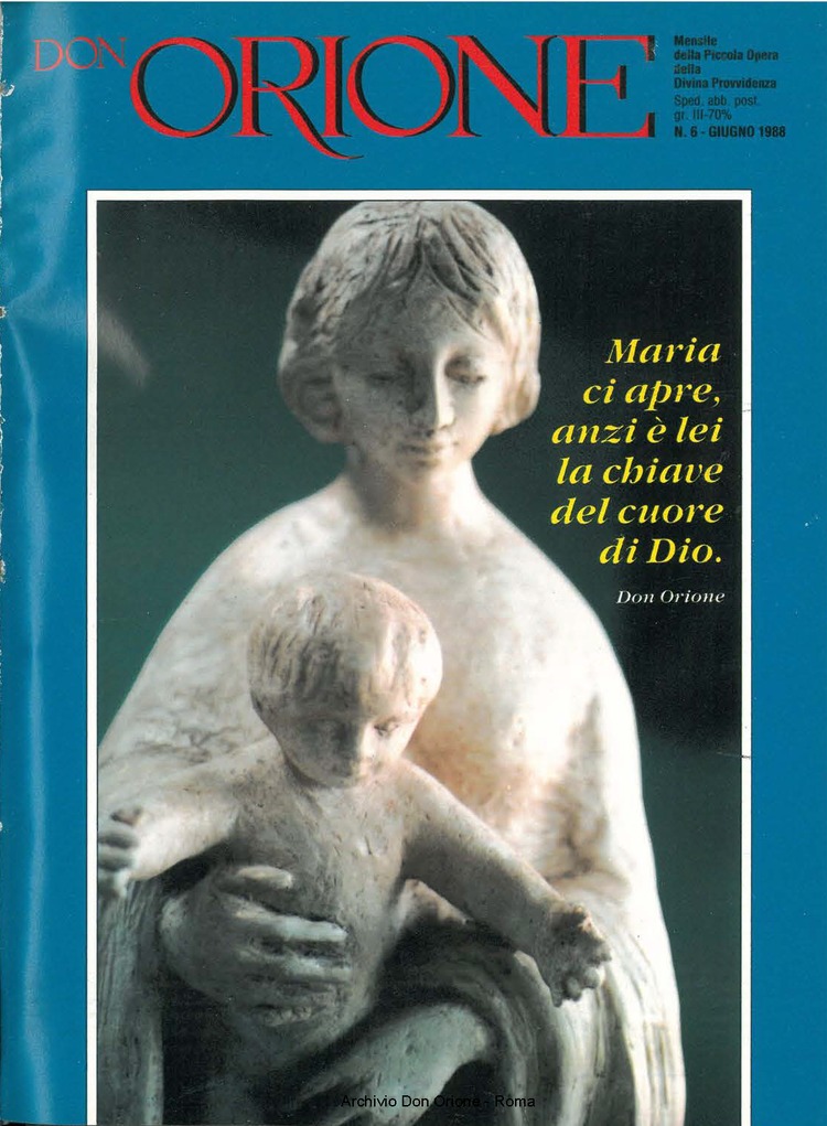 Don Orione, 83, 06, 01-06-1988, pagina 1