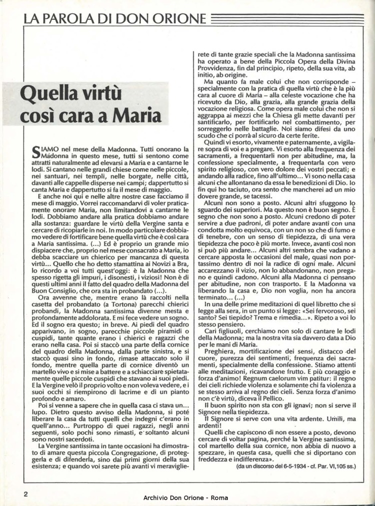 Don Orione, 83, 06, 01-06-1988, pagina 2