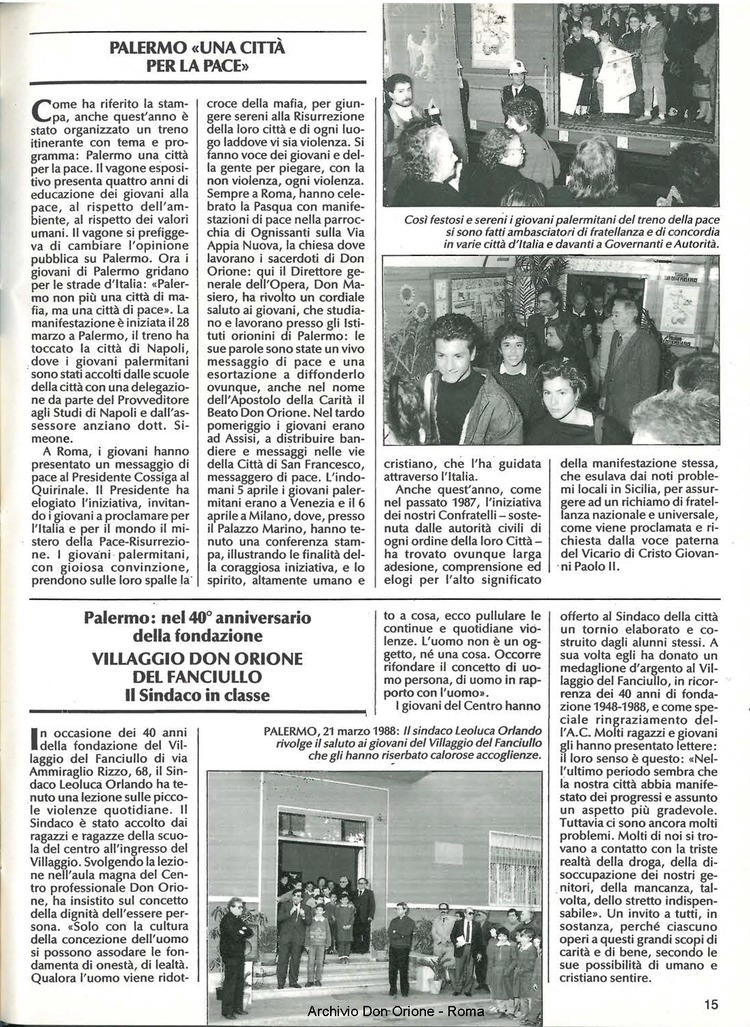 Don Orione, 83, 06, 01-06-1988, pagina 15