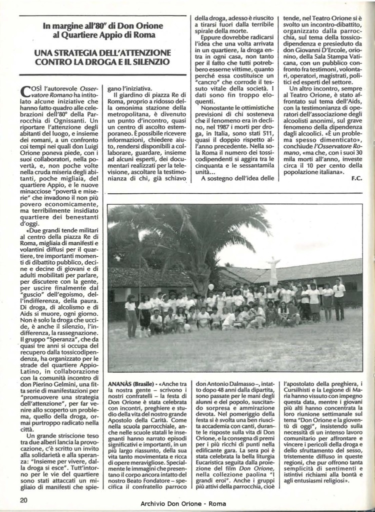 Don Orione, 83, 06, 01-06-1988, pagina 20