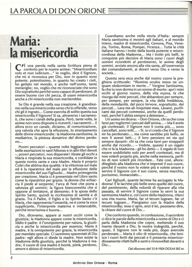 Don Orione, 83, 07, 01-07-1988, pagina 2