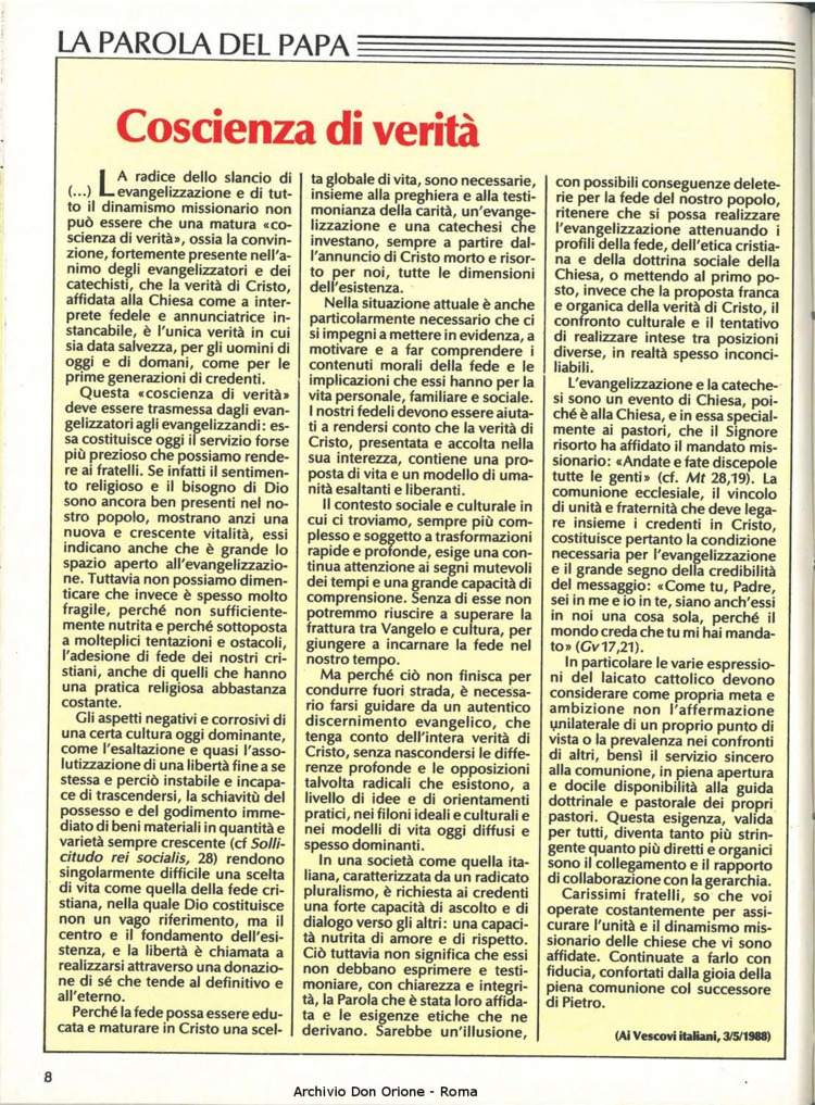 Don Orione, 83, 07, 01-07-1988, pagina 8
