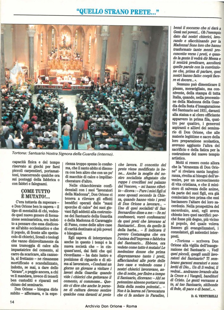 Don Orione, 83, 07, 01-07-1988, pagina 14