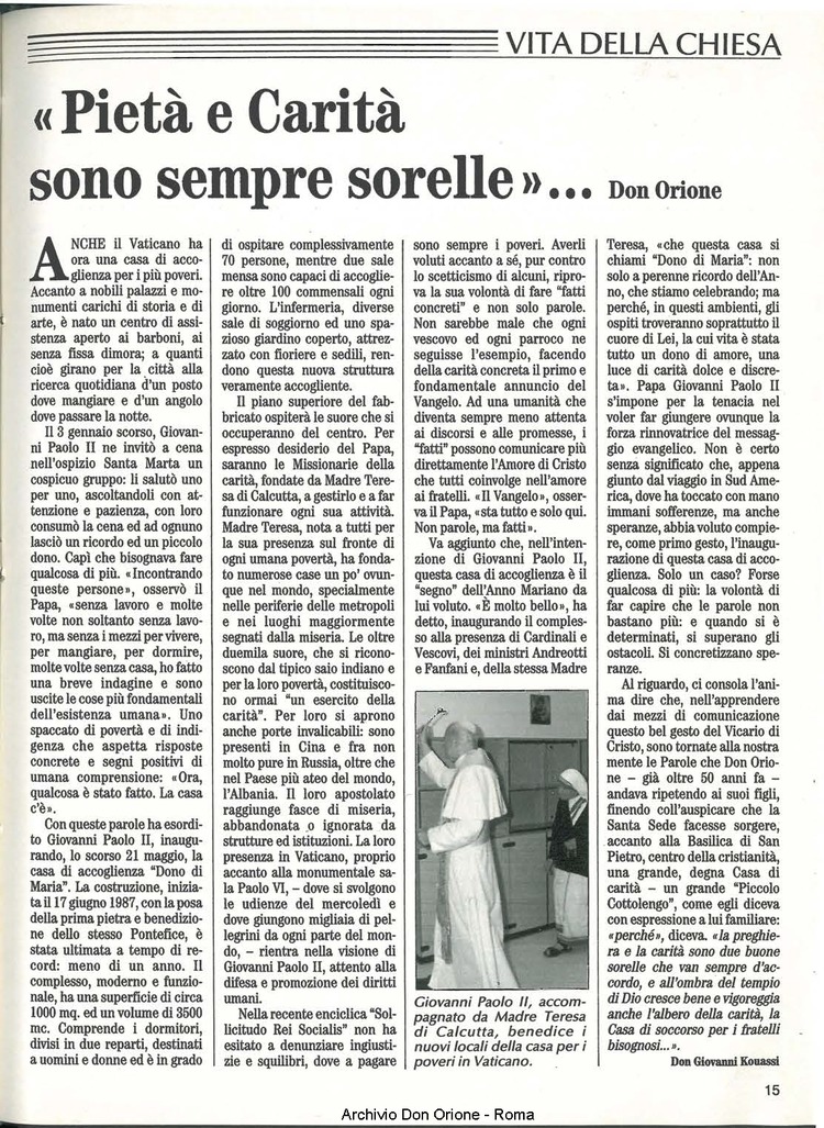 Don Orione, 83, 07, 01-07-1988, pagina 15