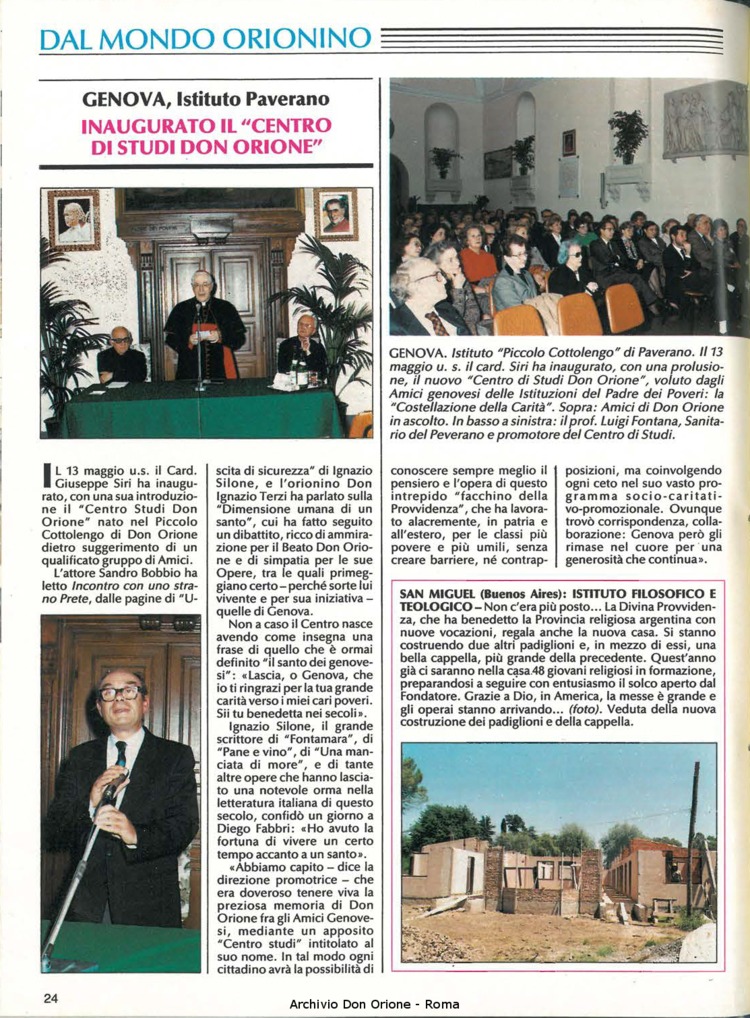 Don Orione, 83, 07, 01-07-1988, pagina 24
