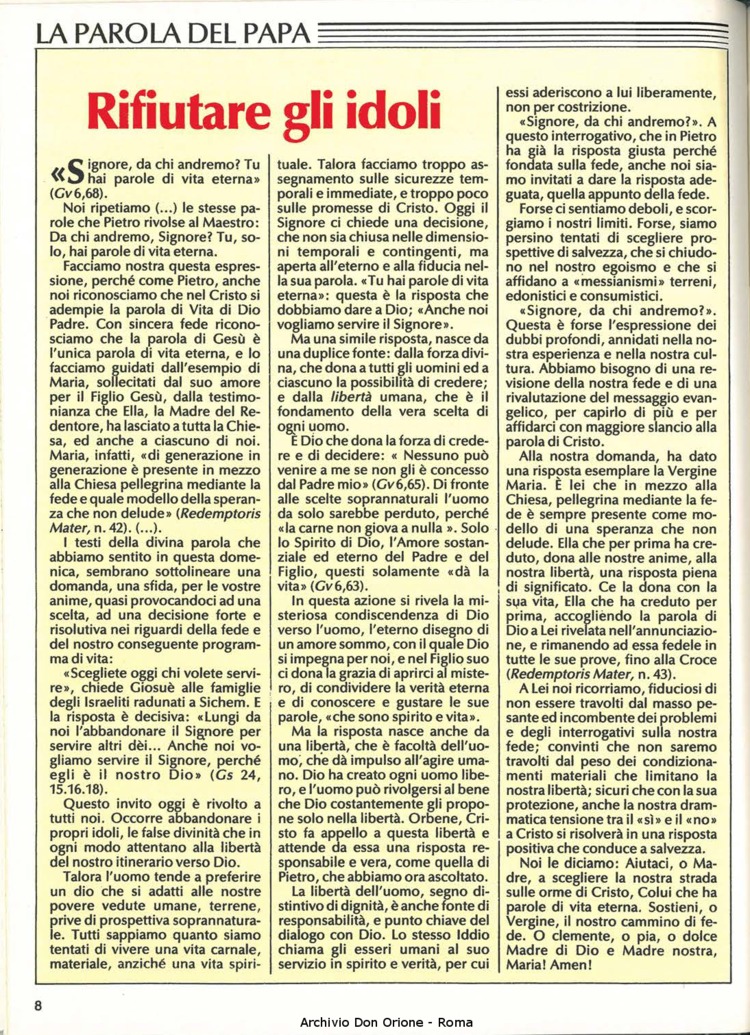 Don Orione, 83, 08, 01-10-1988, pagina 8