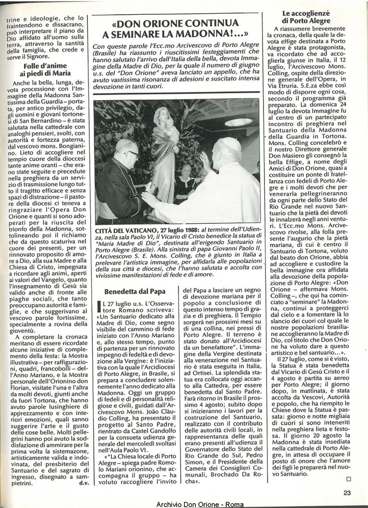 Don Orione, 83, 08, 01-10-1988, pagina 23