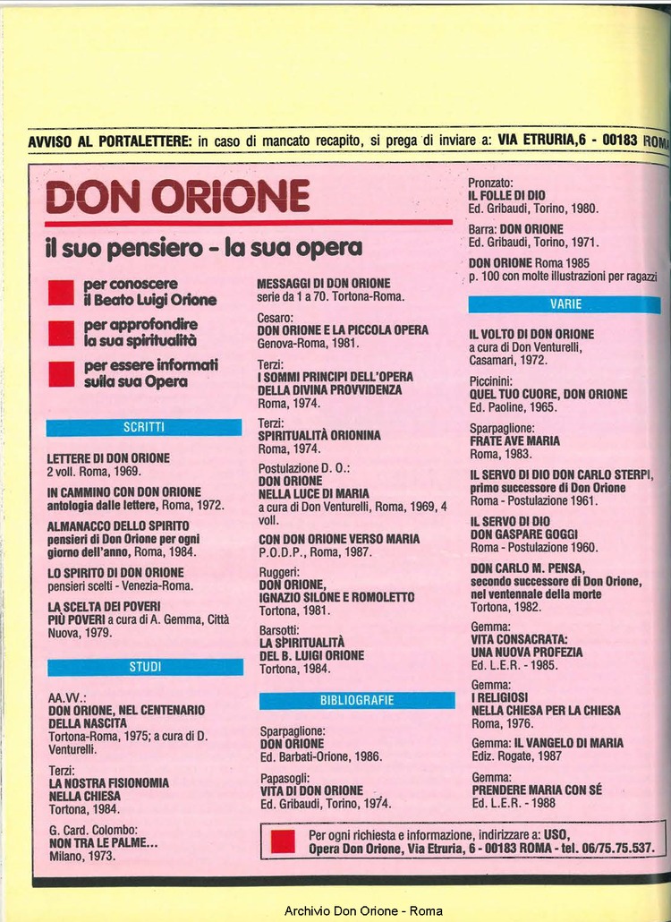 Don Orione, 83, 08, 01-10-1988, pagina 32