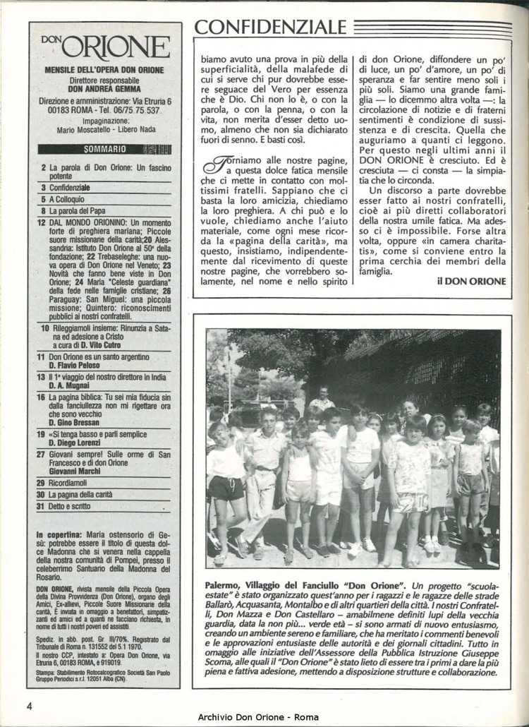 Don Orione, 83, 09, 01-11-1988, pagina 4