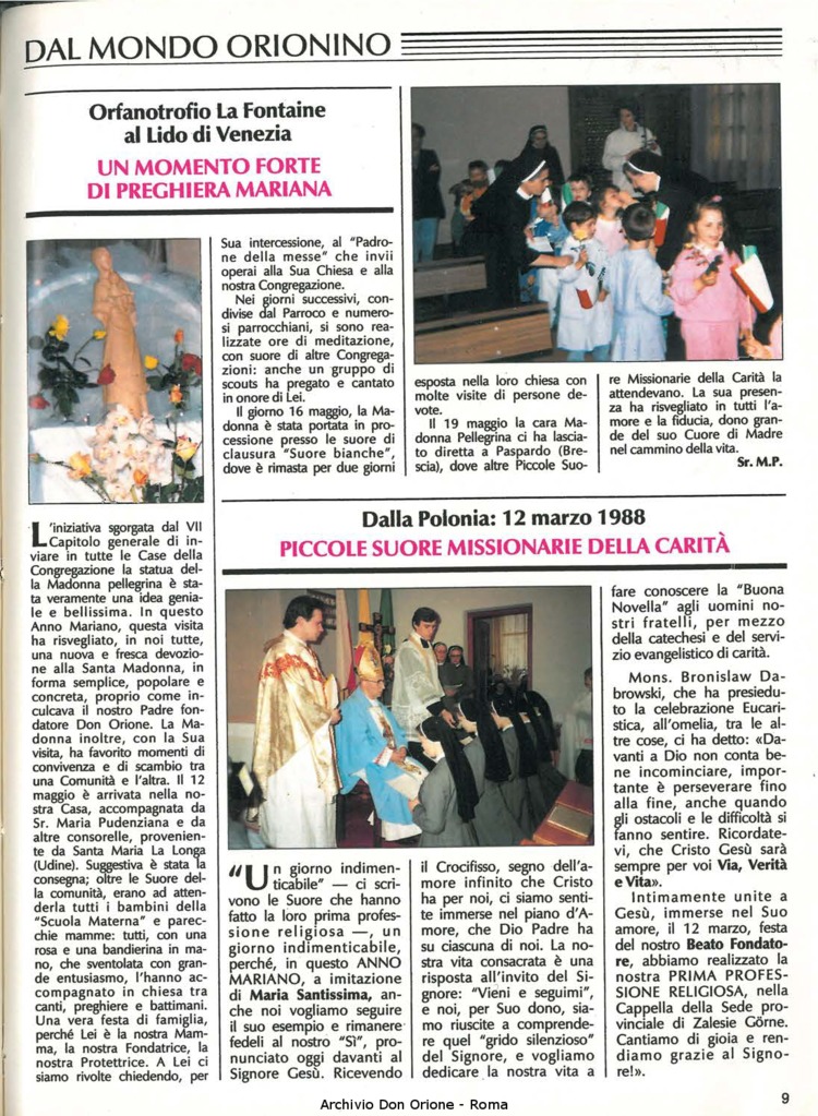 Don Orione, 83, 09, 01-11-1988, pagina 9